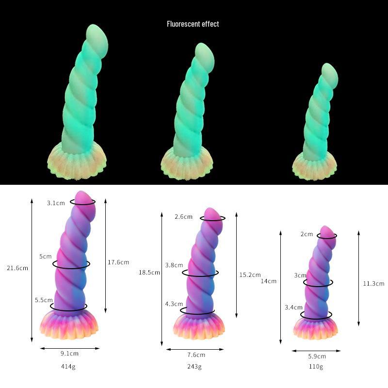 Thousand Hundred Fun Silicone Dildo - Female Erotic Toy for Anal Insertion & Masturbation