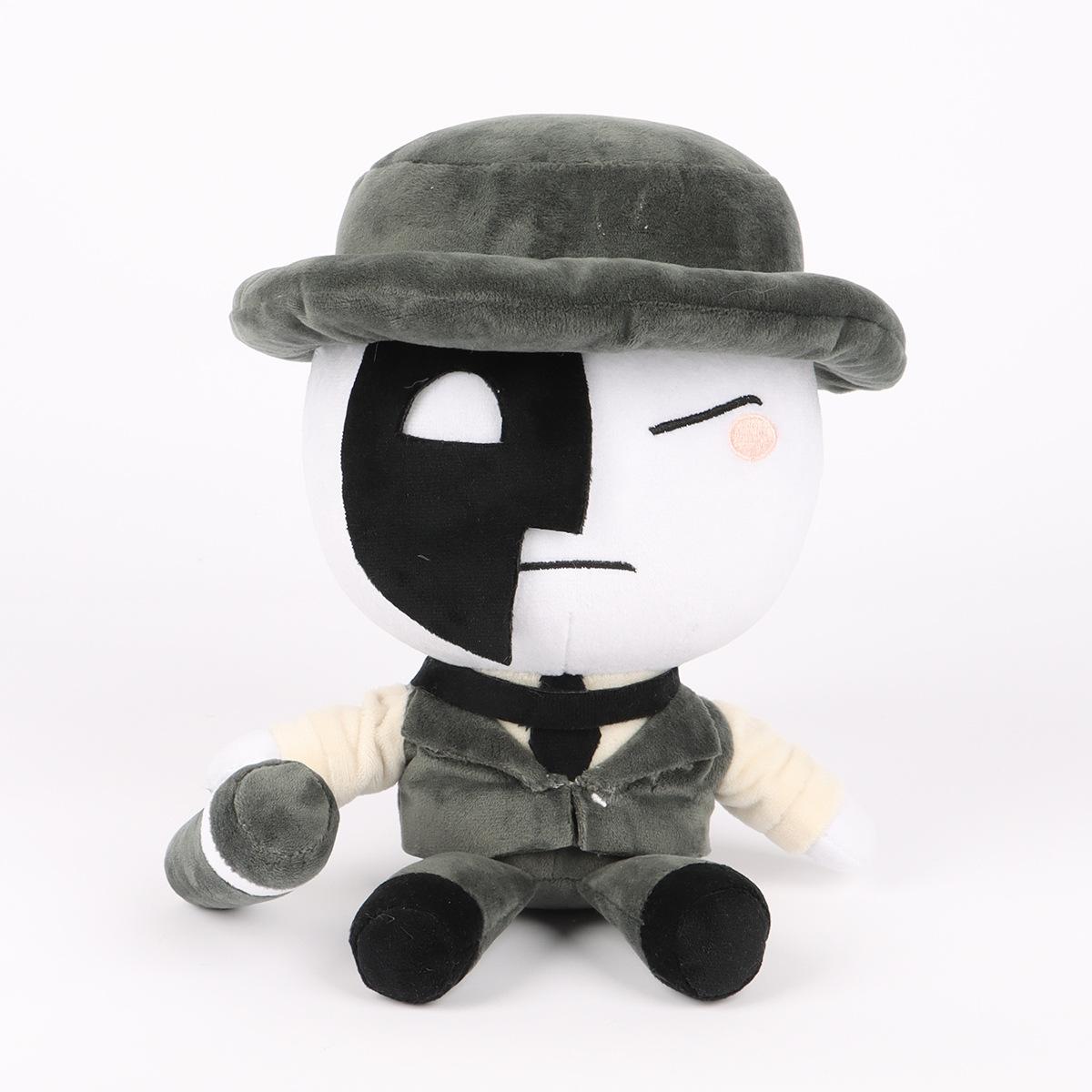 

Artful Roblox Detective Style Plush Toy Stuffed Doll Activity Peripheral Gentle Cartoon Figure Designed For Home Decor Activity Fans Children Present 22x10x25cm