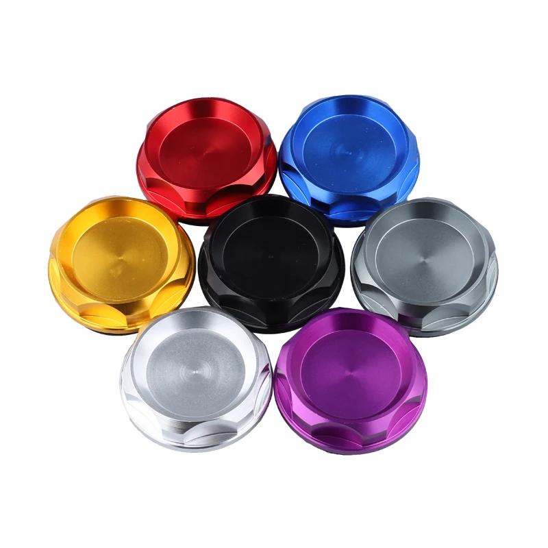 For MITSUBISHI Car Accessories JDM Aluminum Alloy Car Oil Fuel Tank Cover Ralliart Style Racing Engine Filler Machine Oil Cap
