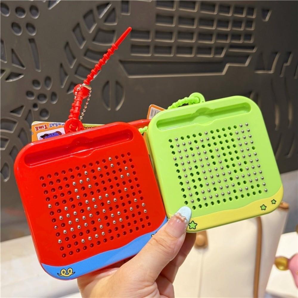 DIY Magnetic Bead Board Reusable Mini Drawing Pad New Magnetic Drawing Board  Backpack Accessories