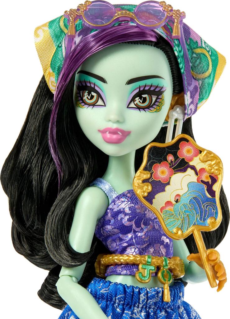 Monster High Skulltimate Secrets Gina Fire Long Oasis Puppe.