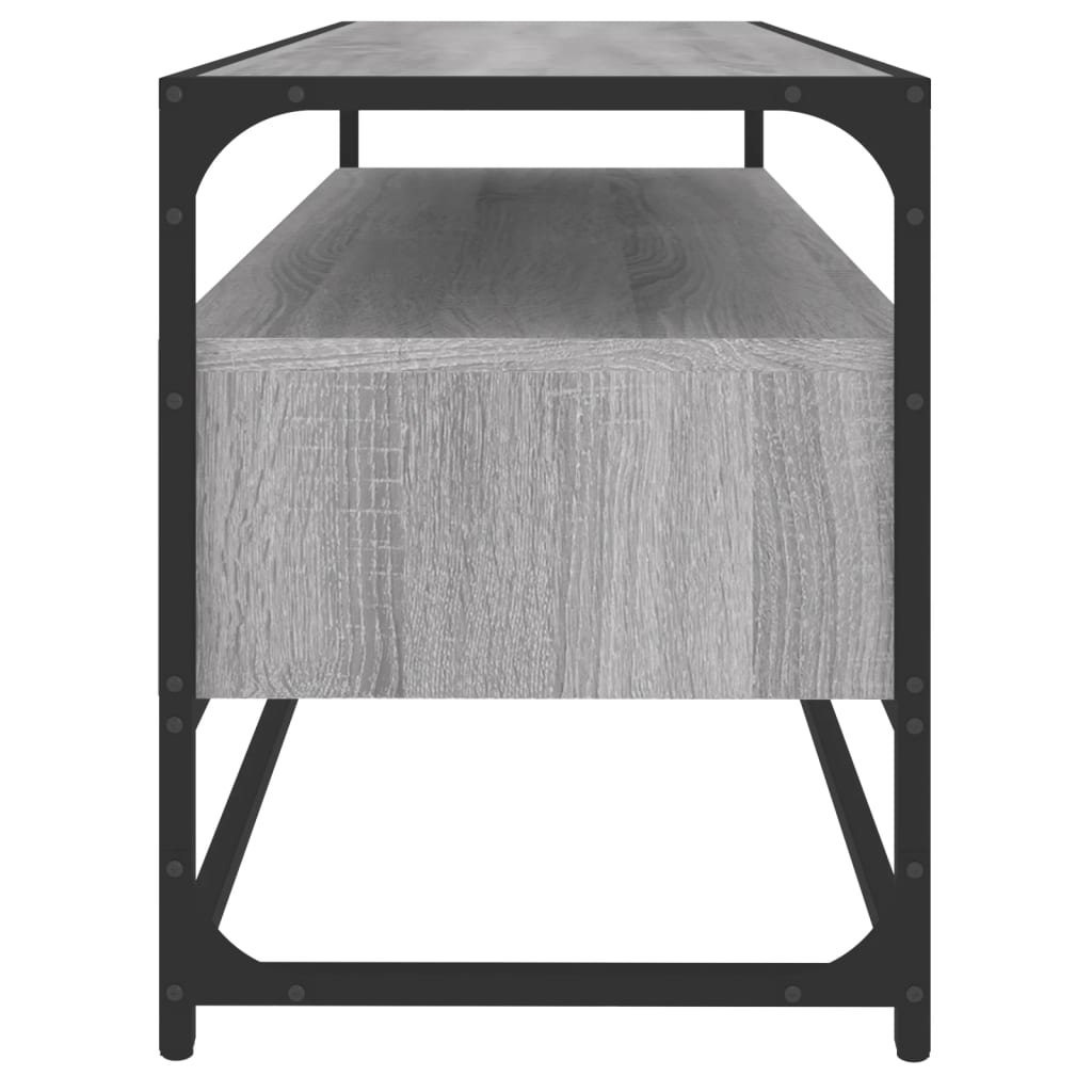 TV Cabinet Gray Sonoma 100x35x45 cm Particleboard