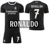 Tricou de antrenament/portar Real Madrid negru 2025-26 #9 Mbappé #7 Vinícius Tricouri de fotbal