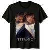 Titanic (1997) Filmplakat Inspiriertes Unisex-T-Shirt Retro 90er Liebesgeschichte Romantisches Tee