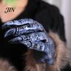 Langlebige Werwolf-Handschuhe Realistische Krallen-Handschuhe, Pelzige Schwarze Wolfspfoten Kostüm Kopfbedeckung, Halloween Cosplay Zubehör Bestien Tier Requisiten für
