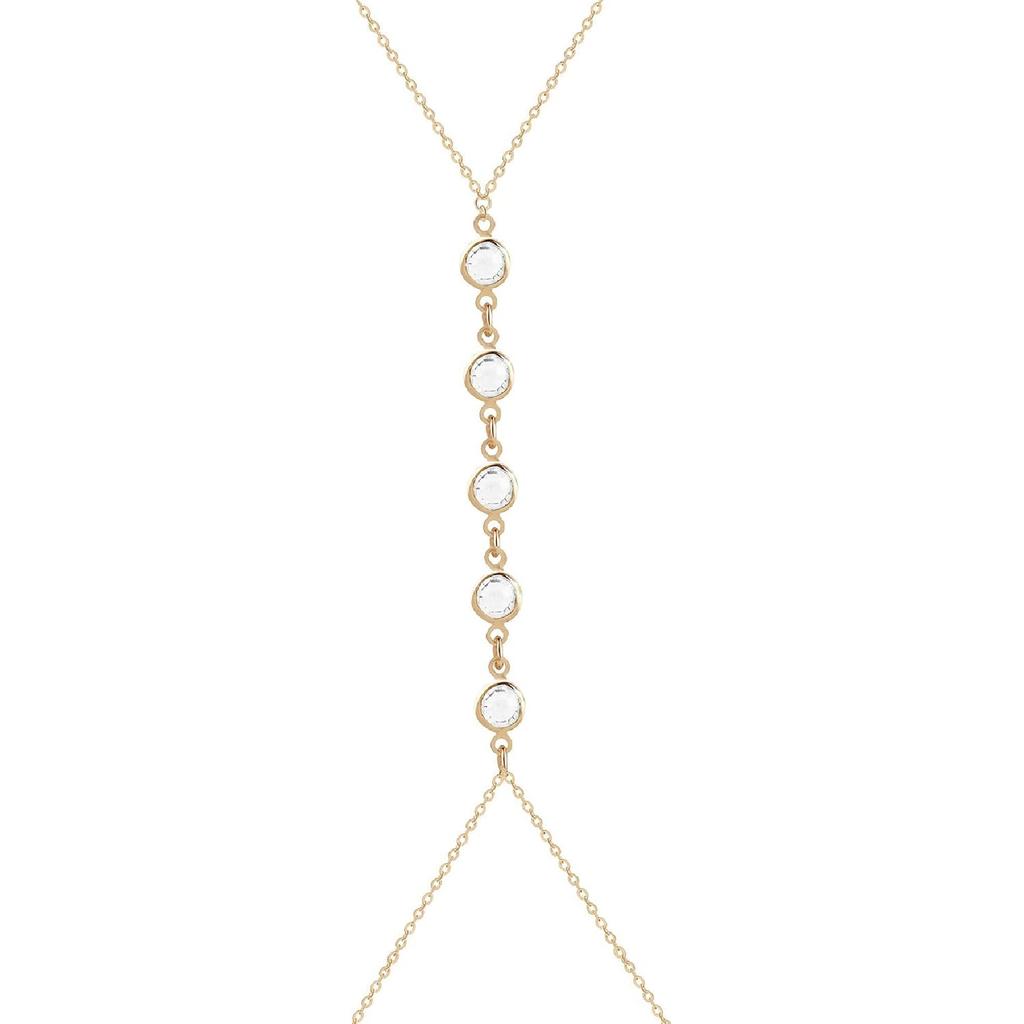 Body Chain Jewelry for Women, Layered Waist Chain for Bikinis | Sexy Body Jewelry, Adjustable Fit, Chest Belly Chain, Gold & Silver Options, Beach