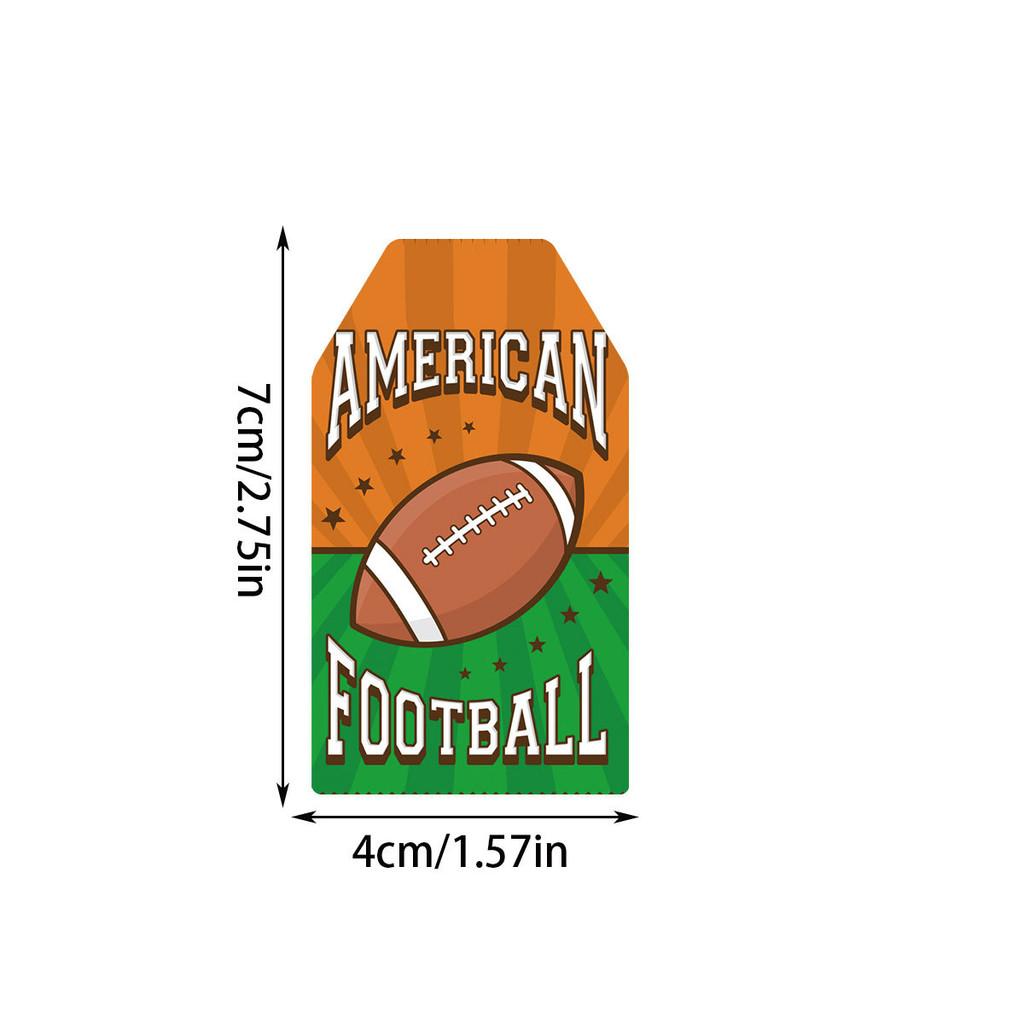Paper Themed Rugby Hang Tag Party Decorations For Event Setup