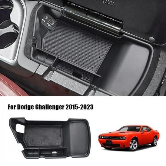 For Dodge Challenger 2015- ABS Material Center Console Organizer Accessories