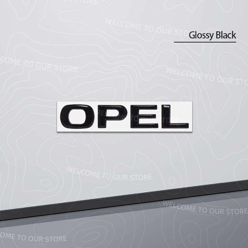 Zinklegierung Für OPEL ASTRA Logo Meriva Insignia Mokka Rocks Zafira Vectra Kofferraum 3D Metall Emblem Heckkarosserie Abzeichen Aufkleber