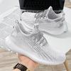 Coconut shoes new real explosive V flying woven breathable sports summer platform running casual shoes