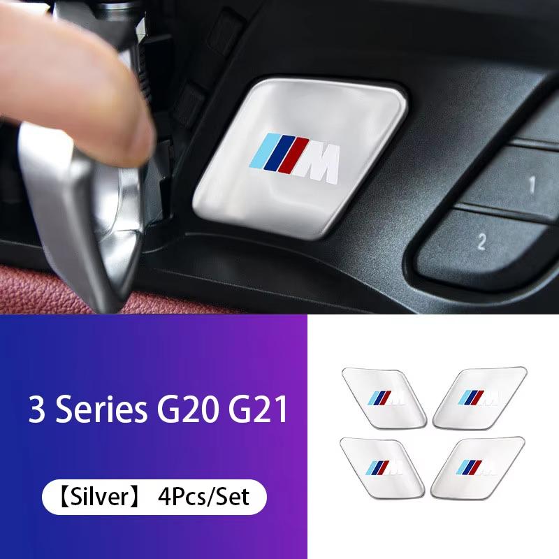 NTSM5 Motorcycle sticker /Car Inner Door Bowl Stainless Steel Protection Cover Stickers For BMW M E90 E60 F30 F10 E39 E36 F20 G30 G20