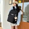 Oxford Cloth Student Backpack With Large Capacity And Arched Shoulder Straps For School Use