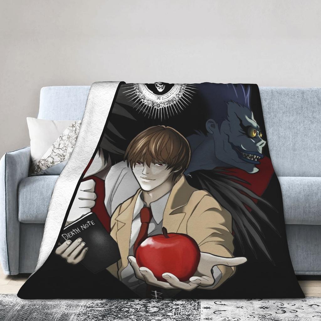 Death notes  Blanket Quality Super Soft  Bedding Throws Winter Students Couch Chair Comfortable Bedspread