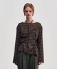 Kimjisu Dozi - Raw Edge Pinched Pullover _ Brown