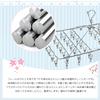 DPEAN Folding Stainless Steel Clothes Peg Perfect for and Corner Easy Pull Clothes Gift 10 Spare Clothes 70-Piece Hanger, Laundry, Drying, Hangers,