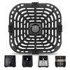 Wymienna patelnia do grilla Air Fryer, 6/7/8'' Akcesoria do frytkownic Air Fryer z powłoką zapobiegającą przywieraniu