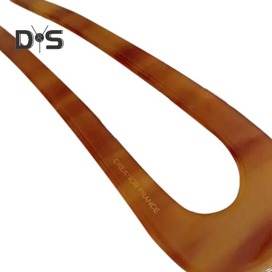Hair Stick Acetic Acid Lightweight U-Shaped Hairpin School Work Travel Hair Fork Women Hair Accessory