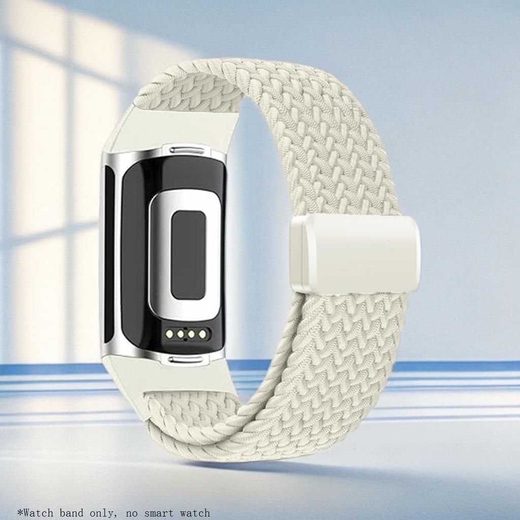 Banda de Nailon Deportiva Para Fitbit Charge 6 5 Correa Elástica Transpirable Correa de Reloj Para Fitbit Charge 5/Charge 6 Pulsera Trenzada Correa