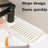Silicone Drain Pad Kitchen Faucet Splashproof Water Pad Drain Water Retaining Pad Wash Basin To Prevent Water Accumulation