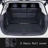 Car Rear Trunk Mats For  JAECOO 8  J8 5seat 7seat Waterproof Boot Carpet  Storage Pads Covers Auto Accessories