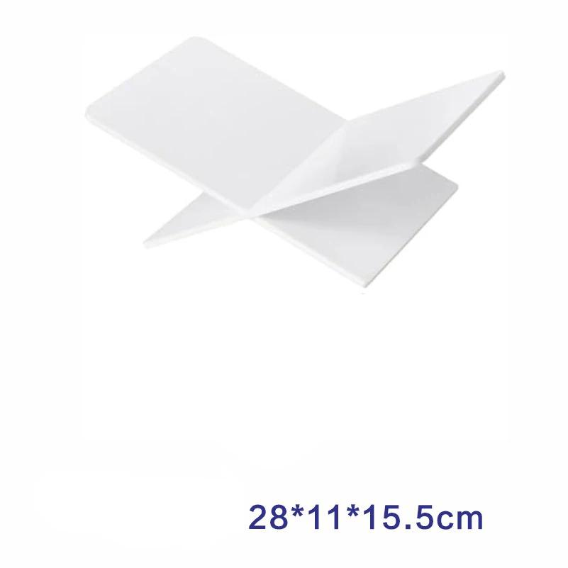 Acrylic Book Stand Large Open Book Display Stand for Cookbook Art Book Bible Guest Book - Coffee Table Book Stand for Reading