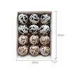 12/24Pcs Cow Print Ball Christmas Tree Ornaments Shatterproof 6CM Christmas Ball DIY Western Cowboy Xmas Tree Hangings Pendant
