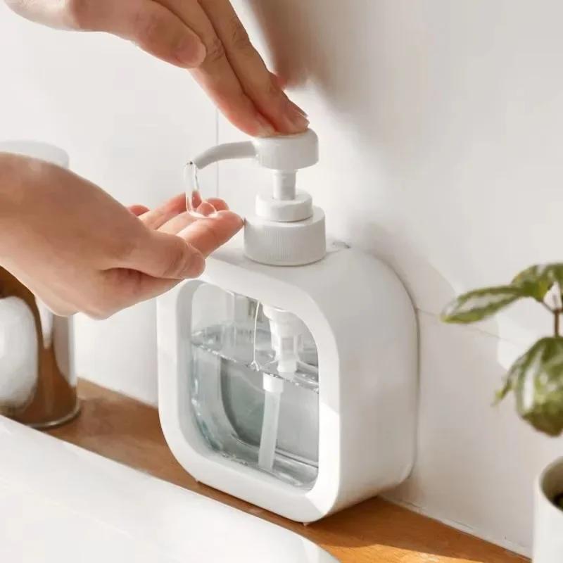 300/500ml Bathroom Soap Dispensers Large Capacity Empty Bottle Refillable Lotion Shampoo Shower Gel Holder Travel Dispenser
