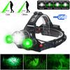 VASTFIRE New RGB LED Headlamp White Zoomable Fishing Headlight Green/UV 395NM Ultraviolet Head Torch Red/Blue Hunting Flashlight