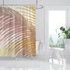 Nordic Wind Abstract Art Shower Curtain Waterproof Polyester Fabric Bath Curtain Morandi Color Block Curtains for Bathroom Decor