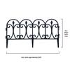 Outdoor Plastic Picket Fence - Ground-Inserted, Free Splicing Decor for Garden, Flower Beds, and Partitions.