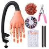 Cross-Border Beginner Manicure Practice Tool Manipulator Practice Set, Manicure Tool Set Diy Repair Hand Prosthesis