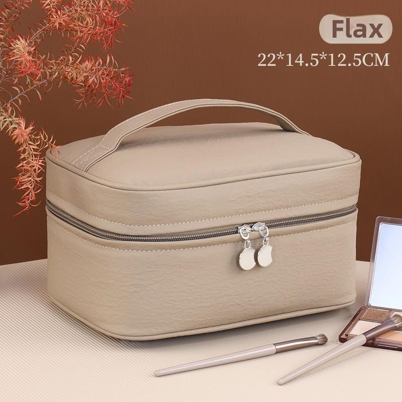 Light Luxury Twoinone Mother Daughter Makeup Bag With Pu Material For Travel And Home Storage