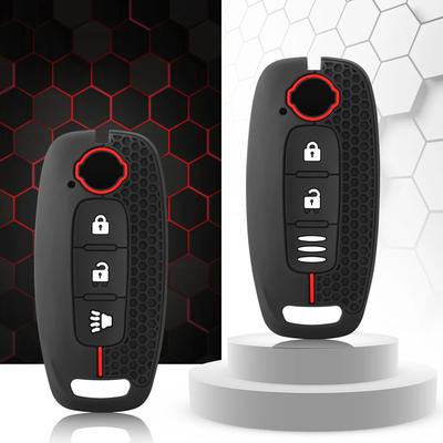 Silikonový klíč Prtoective Skin Case držák Kryt pro Nissan X-trail t33 Kicks Qashqai J12 Juke Teana Altima Ariya 2023 2024 Remote