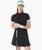 DESCENTE GOLF Women'S Line Point Cooling Mesh Short Sleeve T-Shirt (Dp22Wfts43)