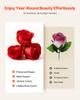 VEVOR Forever Flowers, 100 Preserved Roses In a Heart Shape Box, Eternal Flowers Immortal Bouquet Birthday Present for Women Her Wife Mothers
