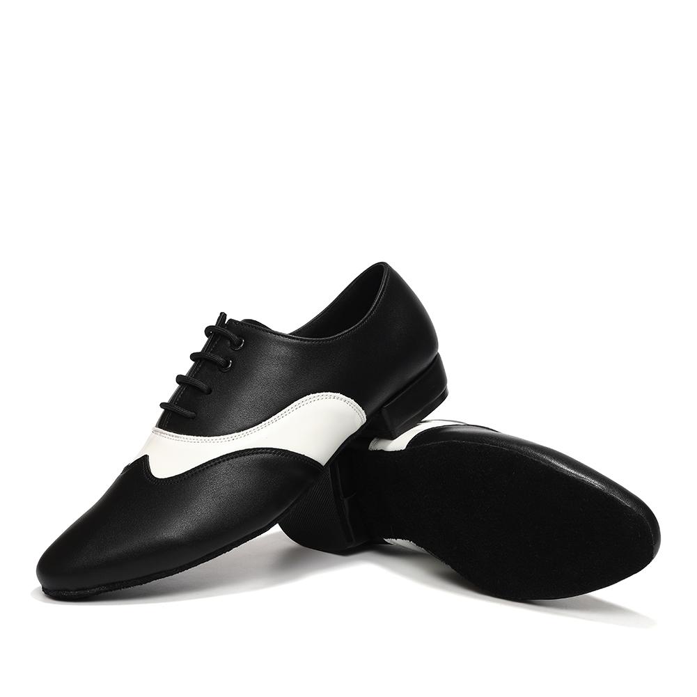 Men Ballroom Dance Shoes  Outsole Practice Boy Competition Modern Dancing Shoe Dance Indoor Dance Shoes Heeled 2.5CM