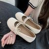 Flat-bottomed Fairy Wind Gentle Single Shoes Female Summer 2025 New Versatile Skirt Evening Shoes One Pedal Doudou Shoes