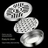 Stainless Steel Mosquito Incense Box with Cover, Fireproof Mosquito Incense Stand, Portable, for Indoor and Outdoor Use to Repel Mosquitoes