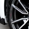 AAAIS1 4pcs Carbon Fiber Car Badges Wheels Rims Stickers Auto Styling Decoration For Tesla Model 3 Model Y Model S Model X Cybertruck