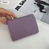 2025 Two-tone Genuine Leather Women Wallets Short Purse High Quality First Layer of Cowhide Wallet Trifold Billfold For Ladies