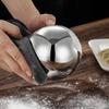 Non stick Stainless Steel Dough Rolling Ball Tool Smooth Surface for Pizza Pastry Bakery Kitchen Cooking