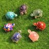 1PC Simulated Turtles Table Ornaments Mini Party Decorations Collectible Figurines Craft Colorful Home Multiple Options Available