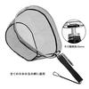 SANLIKE Landing Grip, Landing Shaft, Landing Net, Wading Grip, Landing Net Grip, Aluminum, EVA Grip with Hook, Ball Handle, Landing Pole, Gray
