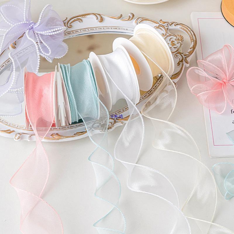 Elegant Fishtail Silk Ribbon for Cake and Bouquet Decoration