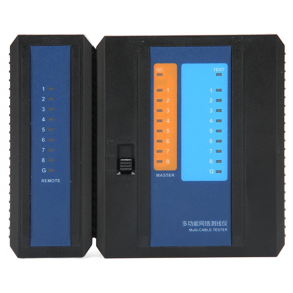 RJ45 Network Cable Tester Multipurpose Network Cable Tester Tool for RJ45 RJ11 RJ12 CAT5 CAT6 CAT7 C