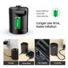 Pompe à air électrique - AIMOONSA - Portable 5200 mAh - 15W 300 L/min - Sans fil USB - 3 buses
