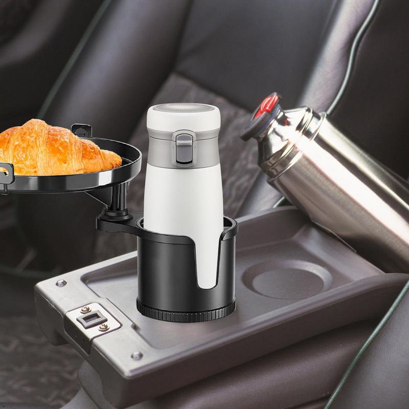 360 Degree Rotatable Adjustable Car Cup Holder Car Interior Accessories Car Cup Holder Tray Foldable Auto Tray Table