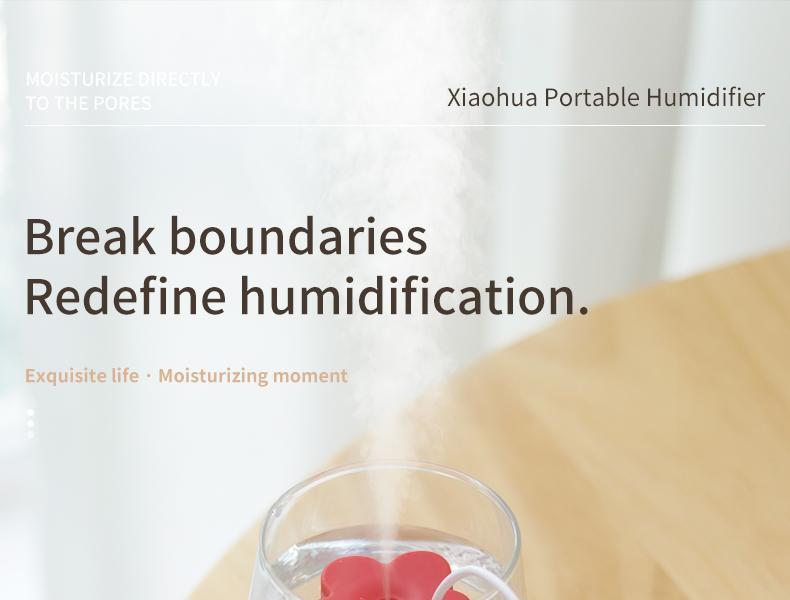 Portable Mini USB with Filter Flower Humidifier Bottle Aroma Diffuser Mist Maker Cool Mist Air Humidifier For Home Office Room