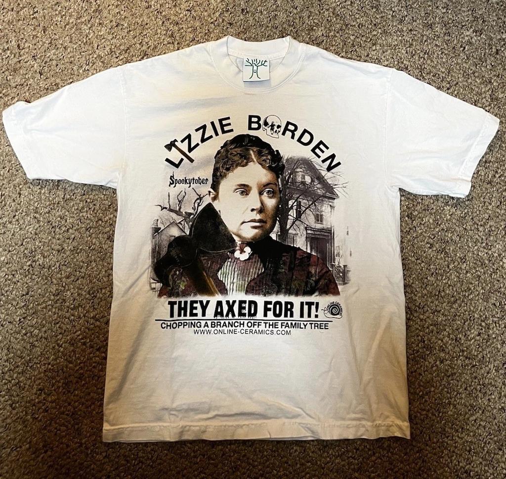 Rare Hot Lizzy Borden Band Music On Tour White S to 5XL Shirt