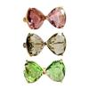 Stylish Crystals Bowknot Pin Comfortable Alloy Accessory With Fasteners for Formal Wear